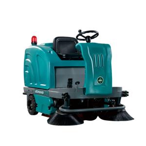 Used  Jiechi BA1400 Rider Sweeper with Misting Kit Rider Sweeper